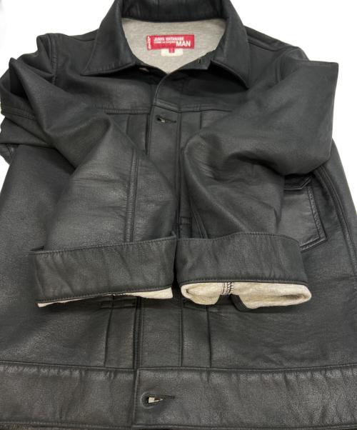 JUNYA WATANABE COMME des GARCONS（ジュンヤワタナベ コムデギャルソン）JUNYA WATANABE COMME des GARCONS (ジュンヤワタナベ コムデギャルソン) LEVI'S (リーバイス) LEVI'S 1st モデル フェイクレザージャケット ブラック サイズ:Sの古着・服飾アイテム