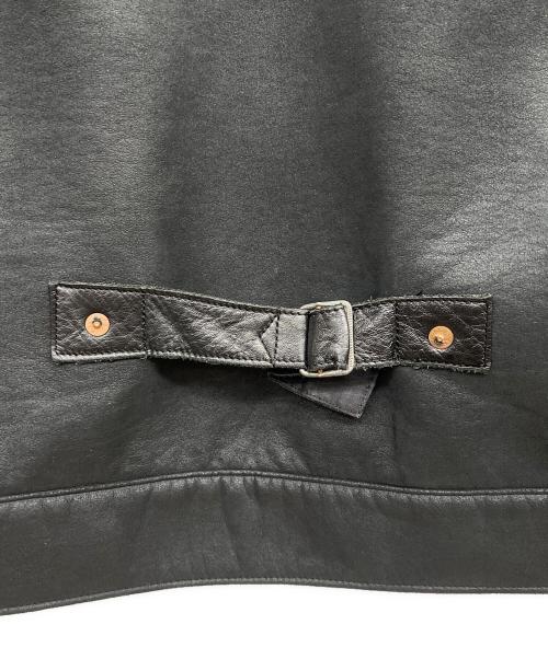JUNYA WATANABE COMME des GARCONS（ジュンヤワタナベ コムデギャルソン）JUNYA WATANABE COMME des GARCONS (ジュンヤワタナベ コムデギャルソン) LEVI'S (リーバイス) LEVI'S 1st モデル フェイクレザージャケット ブラック サイズ:Sの古着・服飾アイテム