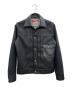 JUNYA WATANABE COMME des GARCONS（ジュンヤワタナベ コムデギャルソン）の古着「LEVI'S 1st モデル フェイクレザージャケット」｜ブラック