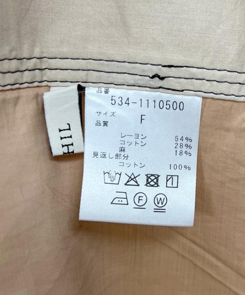 LE PHIL（ル フィル）LE PHIL (ル フィル) ポンチョ ベージュ サイズ:FREEの古着・服飾アイテム