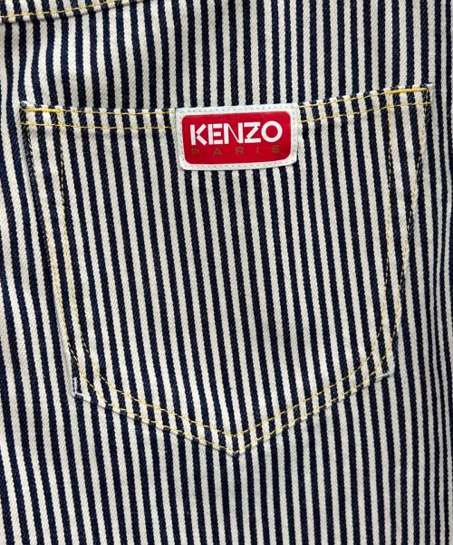 KENZO（ケンゾー）KENZO (ケンゾー) ルーズフィットジーンズ ホワイト×ネイビー サイズ:US29の古着・服飾アイテム