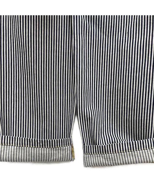 KENZO（ケンゾー）KENZO (ケンゾー) ルーズフィットジーンズ ホワイト×ネイビー サイズ:US29の古着・服飾アイテム