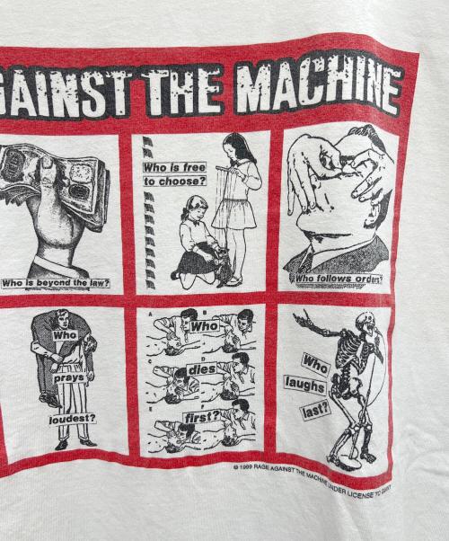giant（ジャイアント）GIANT (ジャイアント) RAGE AGAINST THE MACHINE 90s ホワイト サイズ:XLの古着・服飾アイテム