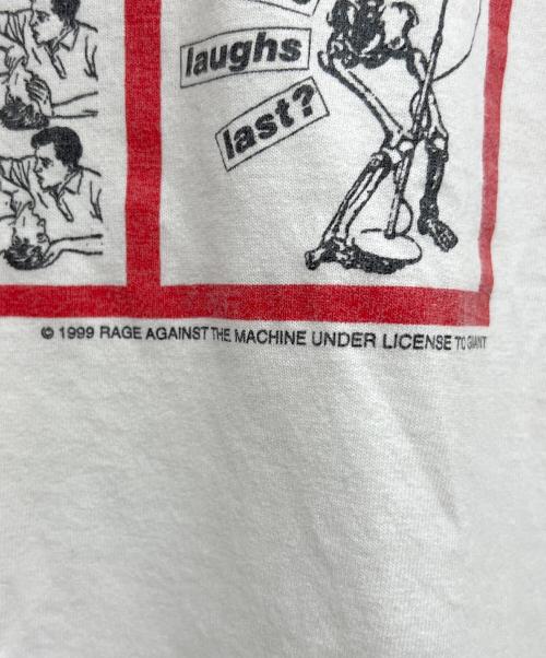 giant（ジャイアント）GIANT (ジャイアント) RAGE AGAINST THE MACHINE 90s ホワイト サイズ:XLの古着・服飾アイテム