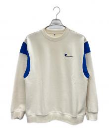 ADER error（アーダーエラー）の古着「ユニオンロゴスウェット」｜ホワイト×ブルー