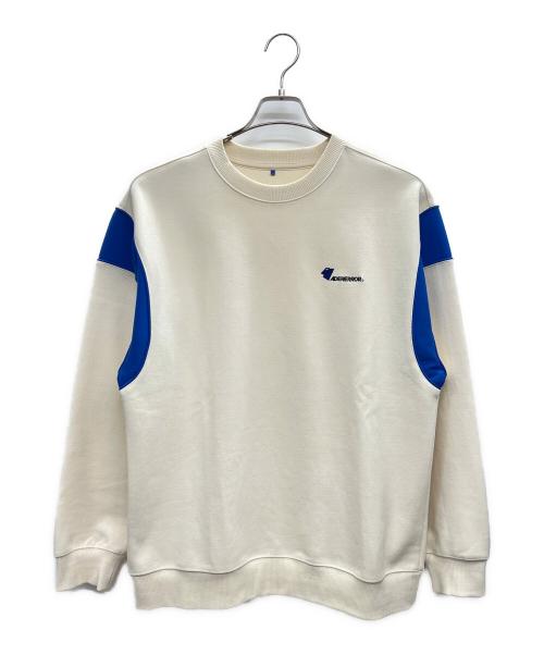 ADER error（アーダーエラー）ADER error (アーダーエラー) ユニオンロゴスウェット ホワイト×ブルー サイズ: A1の古着・服飾アイテム