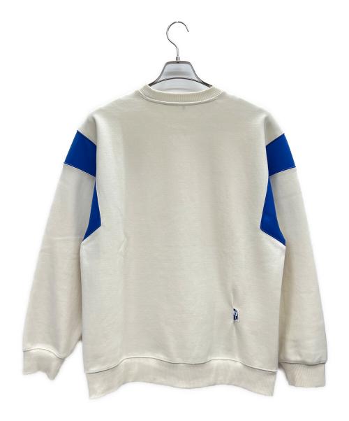 ADER error（アーダーエラー）ADER error (アーダーエラー) ユニオンロゴスウェット ホワイト×ブルー サイズ: A1の古着・服飾アイテム