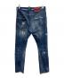 DSQUARED2 (ディースクエアード) CLASSIC KENNY TWIST JEAN インディゴ サイズ:42：10000円