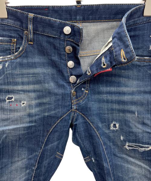 DSQUARED2（ディースクエアード）DSQUARED2 (ディースクエアード) デニムパンツ インディゴ サイズ:4の古着・服飾アイテム