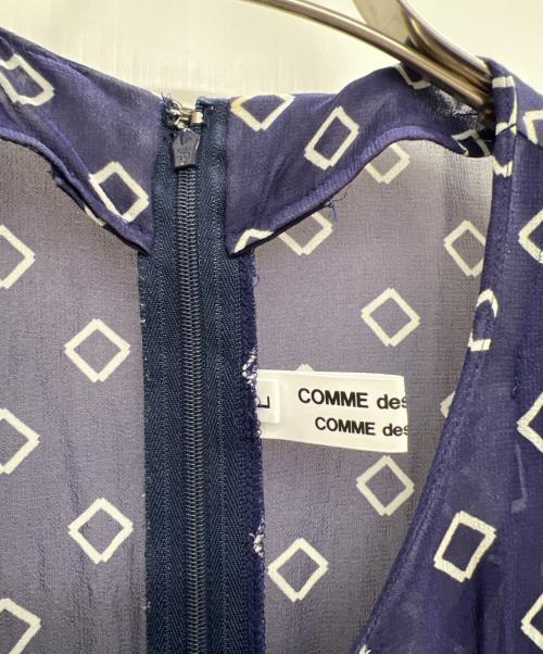 COMME des GARCONS COMME des GARCONS（コムデギャルソン コムデギャルソン）COMME des GARCONS COMME des GARCONS (コムデギャルソン コムデギャルソン) 半袖ワンピース インディゴ サイズ:Lの古着・服飾アイテム
