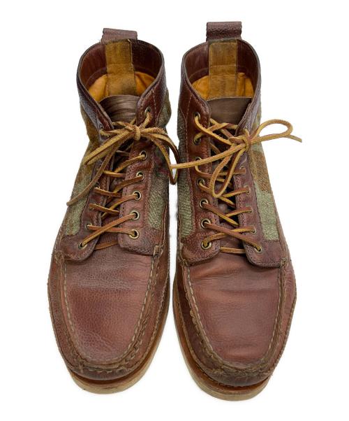 NIGEL CABOURN（ナイジェルケーボン）NIGEL CABOURN (ナイジェルケーボン) YUKETEN (ユケテン) モカシンブーツ ブラウン サイズ:11の古着・服飾アイテム