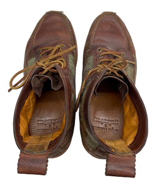 NIGEL CABOURN（ナイジェルケーボン）NIGEL CABOURN (ナイジェルケーボン) YUKETEN (ユケテン) モカシンブーツ ブラウン サイズ:11の古着・服飾アイテム