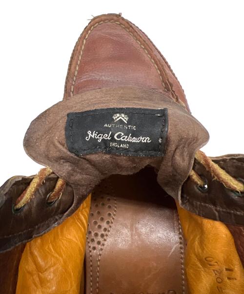 NIGEL CABOURN（ナイジェルケーボン）NIGEL CABOURN (ナイジェルケーボン) YUKETEN (ユケテン) モカシンブーツ ブラウン サイズ:11の古着・服飾アイテム