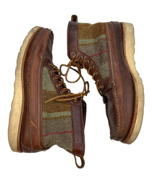 NIGEL CABOURN（ナイジェルケーボン）NIGEL CABOURN (ナイジェルケーボン) YUKETEN (ユケテン) モカシンブーツ ブラウン サイズ:11の古着・服飾アイテム
