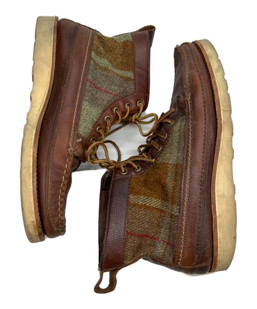 NIGEL CABOURN（ナイジェルケーボン）NIGEL CABOURN (ナイジェルケーボン) YUKETEN (ユケテン) モカシンブーツ ブラウン サイズ:11の古着・服飾アイテム