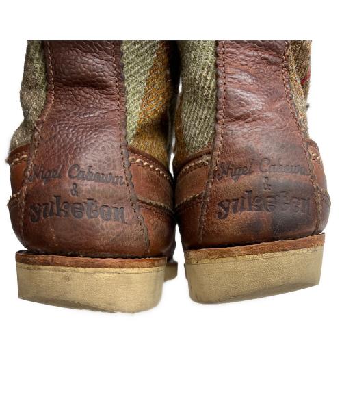 NIGEL CABOURN（ナイジェルケーボン）NIGEL CABOURN (ナイジェルケーボン) YUKETEN (ユケテン) モカシンブーツ ブラウン サイズ:11の古着・服飾アイテム
