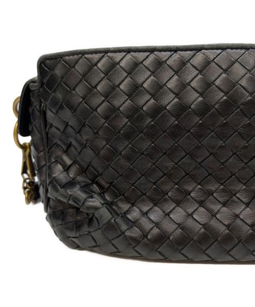 BOTTEGA VENETA（ボッテガベネタ）BOTTEGA VENETA (ボッテガベネタ) ショルダーバッグ ブラックの古着・服飾アイテム