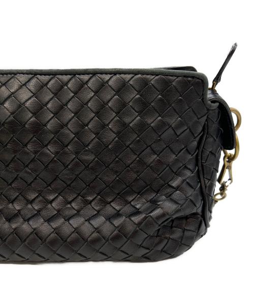 BOTTEGA VENETA（ボッテガベネタ）BOTTEGA VENETA (ボッテガベネタ) ショルダーバッグ ブラックの古着・服飾アイテム