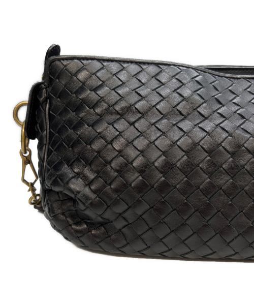 BOTTEGA VENETA（ボッテガベネタ）BOTTEGA VENETA (ボッテガベネタ) ショルダーバッグ ブラックの古着・服飾アイテム