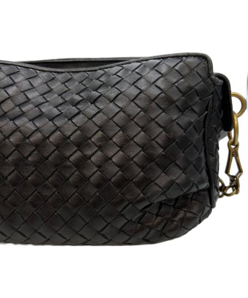 BOTTEGA VENETA（ボッテガベネタ）BOTTEGA VENETA (ボッテガベネタ) ショルダーバッグ ブラックの古着・服飾アイテム