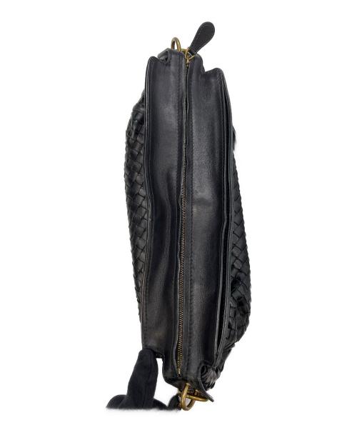 BOTTEGA VENETA（ボッテガベネタ）BOTTEGA VENETA (ボッテガベネタ) ショルダーバッグ ブラックの古着・服飾アイテム