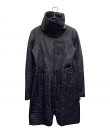 EMPORIO ARMANI（エンポリオ アルマーニ）の古着「キルティングコート」｜ネイビー