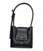 Salvatore Ferragamoサルヴァトーレ フェラガモ）の古着「ミニバッグ トリフォリオ」｜ブラック