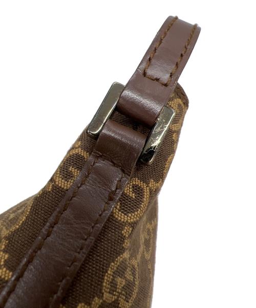 GUCCI（グッチ）GUCCI (グッチ) GGキャンバス ミニアクセサリーバッグ ブラウンの古着・服飾アイテム