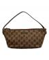 GUCCI（グッチ）の古着「GGキャンバス ミニアクセサリーバッグ」｜ブラウン