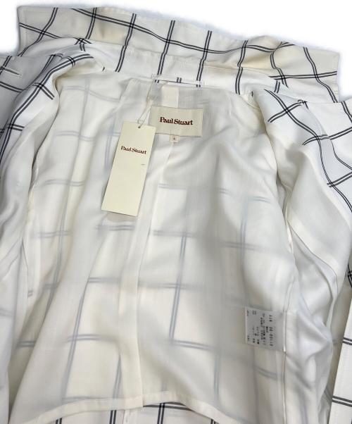 Paul Stuart（ポールスチュアート）Paul Stuart (ポールスチュアート) ロングコート ホワイト サイズ:6 未使用品の古着・服飾アイテム