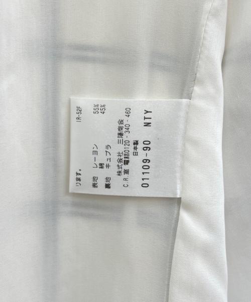 Paul Stuart（ポールスチュアート）Paul Stuart (ポールスチュアート) ロングコート ホワイト サイズ:6 未使用品の古着・服飾アイテム