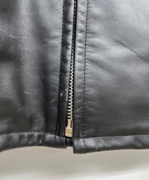 Schott（ショット）Schott (ショット) ライダースジャケット ブラック サイズ:38の古着・服飾アイテム