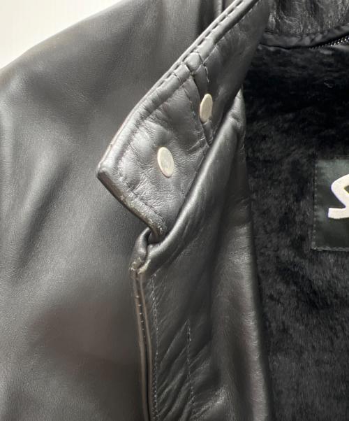 Schott（ショット）Schott (ショット) ライダースジャケット ブラック サイズ:38の古着・服飾アイテム
