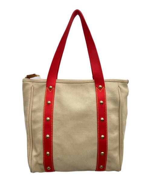 LOUIS VUITTON（ルイ ヴィトン）LOUIS VUITTON (ルイ ヴィトン) トートバッグ アンティグア カバMM ベージュの古着・服飾アイテム