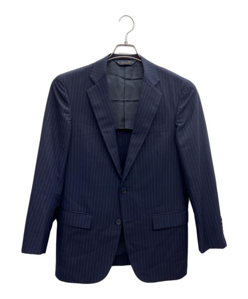 BROOKS BROTHERS（ブルックスブラザーズ）BROOKS BROTHERS (ブルックスブラザーズ) ストライプ柄 セットアップ ネイビー サイズ:上 38SHT / 下 32Wの古着・服飾アイテム