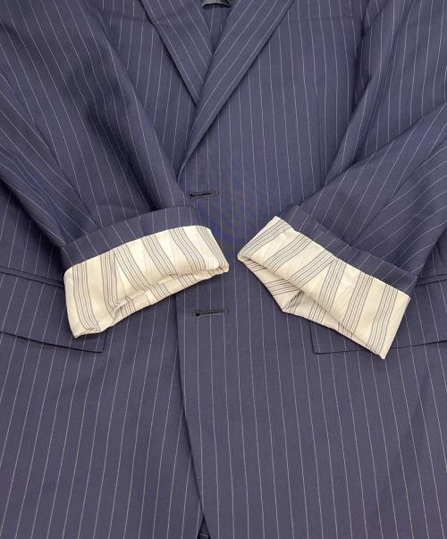 BROOKS BROTHERS（ブルックスブラザーズ）BROOKS BROTHERS (ブルックスブラザーズ) ストライプ柄 セットアップ ネイビー サイズ:上 38SHT / 下 32Wの古着・服飾アイテム
