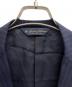 中古・古着 BROOKS BROTHERS (ブルックスブラザーズ) ストライプ柄 セットアップ ネイビー サイズ:上 38SHT / 下 32W：11000円