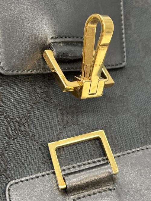 GUCCI（グッチ）GUCCI (グッチ) ワンショルダーバッグ GG ジャッキー ブラックの古着・服飾アイテム