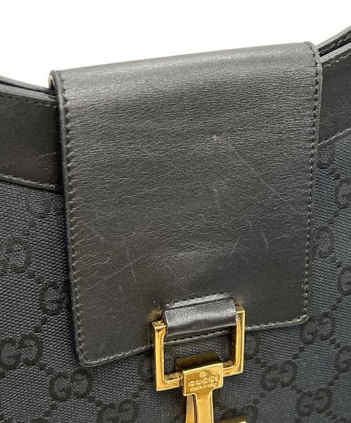 GUCCI（グッチ）GUCCI (グッチ) ワンショルダーバッグ GG ジャッキー ブラックの古着・服飾アイテム