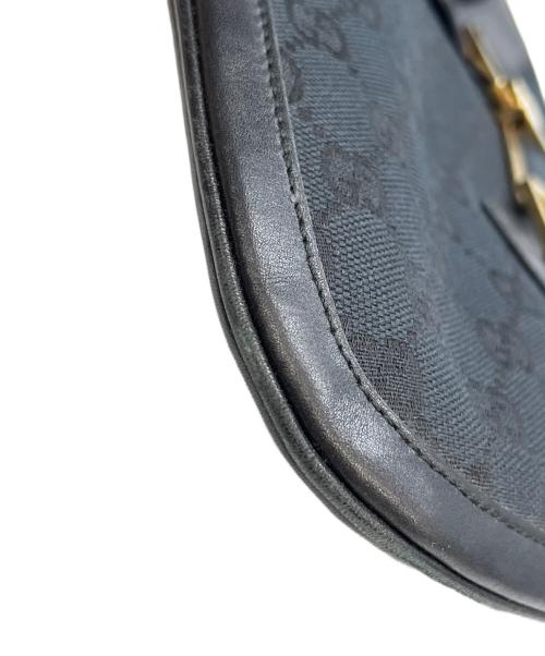 GUCCI（グッチ）GUCCI (グッチ) ワンショルダーバッグ GG ジャッキー ブラックの古着・服飾アイテム
