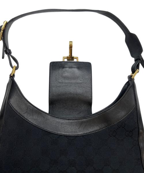 GUCCI（グッチ）GUCCI (グッチ) ワンショルダーバッグ GG ジャッキー ブラックの古着・服飾アイテム