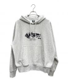 stussy（ステューシー）の古着「パーカー」｜ライトグレー