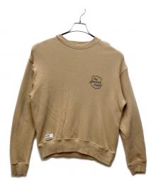 Schott（ショット）の古着「SHIELD CREW KNIT SWEAT」｜ブラウン