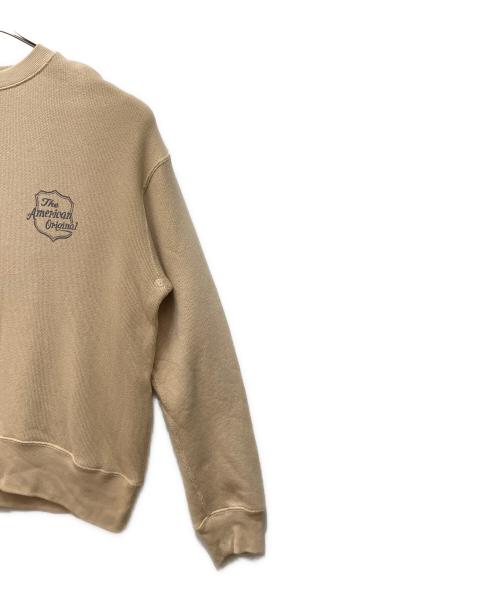 Schott（ショット）Schott (ショット) SHIELD CREW KNIT SWEAT ブラウン サイズ:Mの古着・服飾アイテム