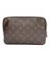 LOUIS VUITTON (ルイ ヴィトン) コスメポーチ トゥルーストワレット23 ブラウン：25000円
