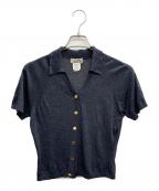 HERMESエルメス）の古着「半袖スキッパーシャツ」｜グレー