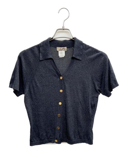 HERMES（エルメス）HERMES (エルメス) 半袖スキッパーシャツ グレー サイズ:Sの古着・服飾アイテム