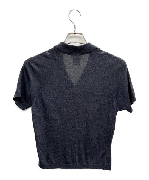 HERMES（エルメス）HERMES (エルメス) 半袖スキッパーシャツ グレー サイズ:Sの古着・服飾アイテム
