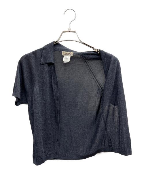 HERMES（エルメス）HERMES (エルメス) 半袖スキッパーシャツ グレー サイズ:Sの古着・服飾アイテム
