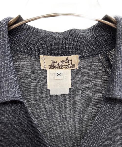 HERMES（エルメス）HERMES (エルメス) 半袖スキッパーシャツ グレー サイズ:Sの古着・服飾アイテム